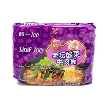 UNI Instant Noodles - Artificial Beef with Sauerkraut Flavor 119g*5