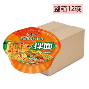MASTER KONG Instant Noodles - Spicy Artificial Beef Flavour (DRY) 127g *12