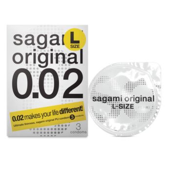 Sagami Japanese Condom 0.02 Large -3's Pack