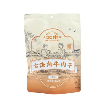 TF Original Flavor Traditional Braised Beef Jerky 125g