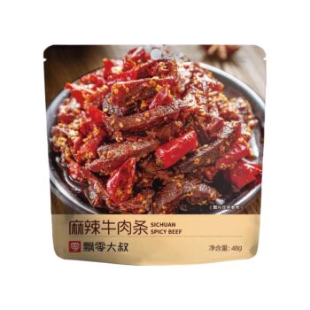 PIAOLINGDASHU Spicy Beef Strips 48g