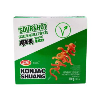 【box】WEILONG Konjac Strip Sour Spicy Flavour  18g*20