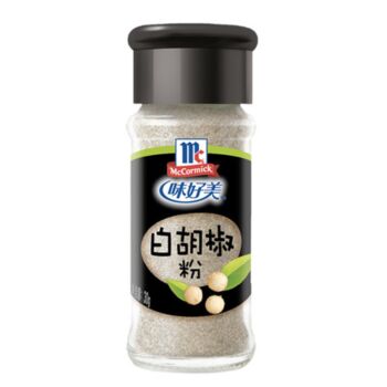 MCCORMICK WHITE PEPPER POWDER BOTTLE 30G