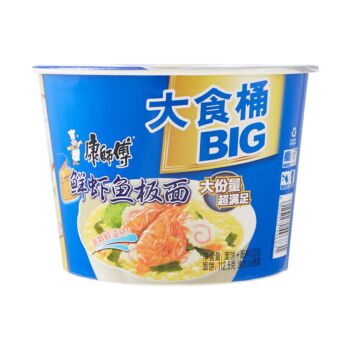 MASTER KONG Instant Noodles - Big Artificial Fish Flavour Bowl 133g