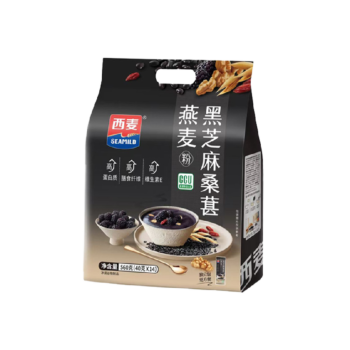 SEAMILD Black Sesame Mulberry Oatmeal Powder 560g