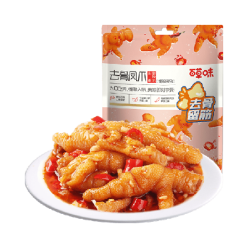 BE&CHEERY Boneless Chicken Feet Hot&Sour Spicy Flavour 75g