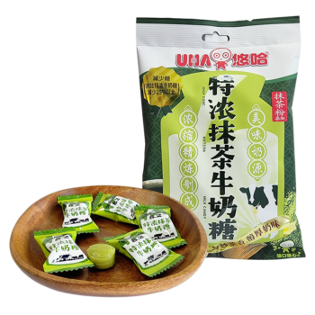 UHA Extra Strong Matcha Milk Candy 103g