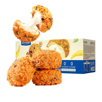 Three Squirrel Bursting Pork Floss Mini Cakes 240g