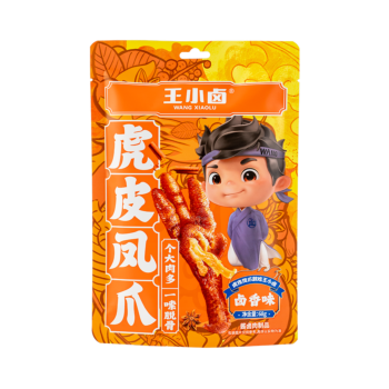 WXL Tiger Skin Chicken Feet-Braised Food Flavor 68g