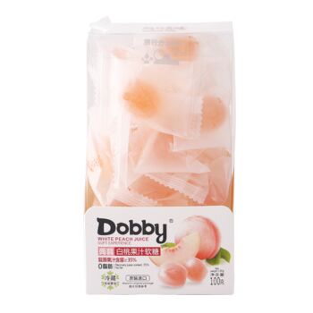 DOBBY Soft Candy (White Peach Flavor) 100g