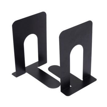 Metal L-Shaped Bookends 2pcs