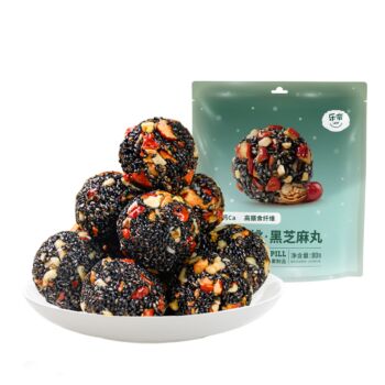 LN Black Sesame Balls Red Dates & Walnuts 80g