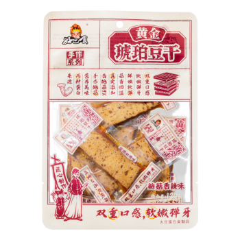 HBS Golden Amber Dried Beancurd Spicy 120g