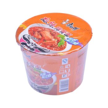 KSF Instant Noodles–Spicy Artificial Pork Ribs Flavour(Bowl) 112g
