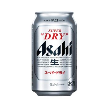 Asahi Super Dry Beer 5% Alc/Vol Can Asahi Super Dry 350ml