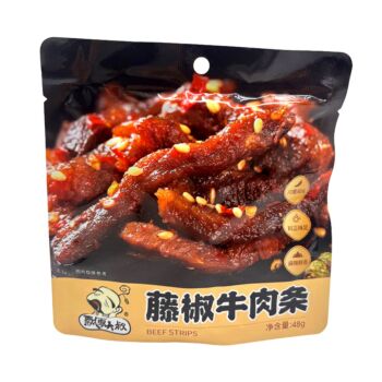 PIAOLINGDASHU Spicy Beef Strips 48g