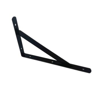 Wall-Mounted Triangular Support Brackets Black 200*120*2mm 6pcs