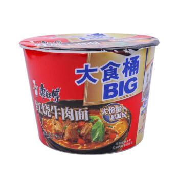 MASTER KONG Instant Noodles - Big Roasted Artificial Beef Flavour Bowl 144g