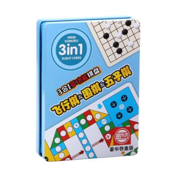 Three in one board Checkers + Go + Backgammon