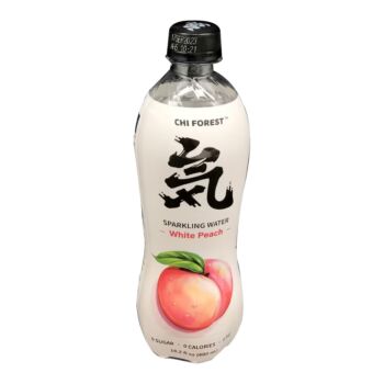 Chi Forest Sparkling Water -Peach Flavour 480ml