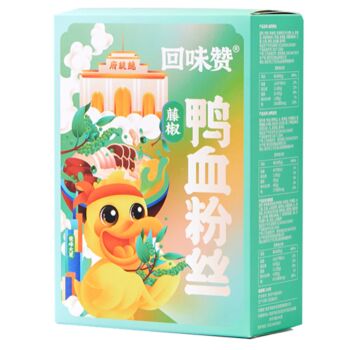 HUIWEIZAN Duck blood vermicelli soup with rattan pepper flavor 256g