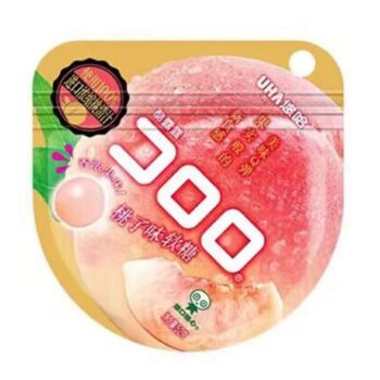 UHA Gummy Candy Peach 52g