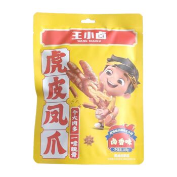 WXL Tiger Skin Chicken Feet-Braised Food Flavor 105g