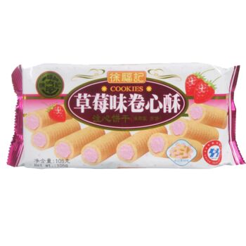 HSU Roll Cookie Strawberry 105g