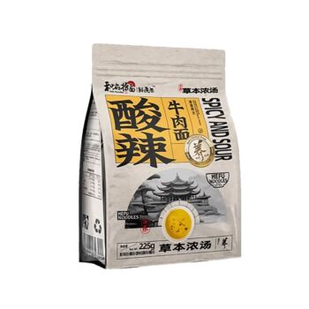 HEFULAOMIAN Hot and Sour Beef Noodles 225g