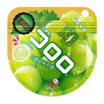 UHA Gummy Candy White Grape 52g