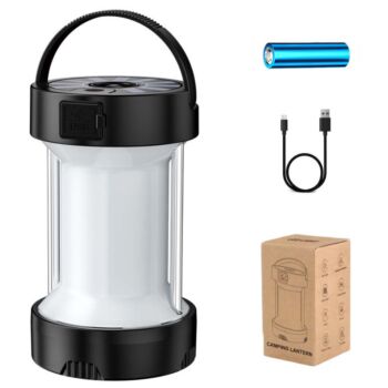 Outdoor Camping Lights Emergency Lights Black